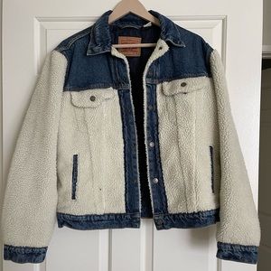 LEVI DENIM WITH SHERPA JACKET